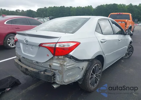2015 Toyota Corolla S Plus z USA, uszkodzony, nr VIN 2T1BURHE1FC368087